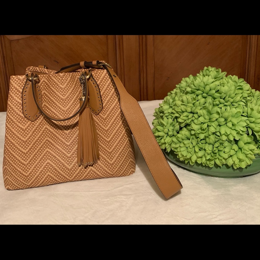 Michael Michael Kors Brooklyn Large Woven Satchel